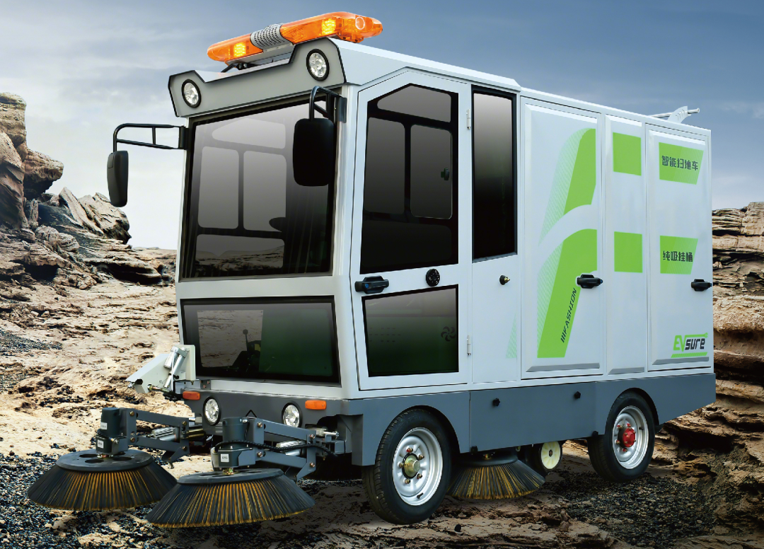 4-Wheel Pure Suction Sweeper YX-G25 Single Bucket - Image 1